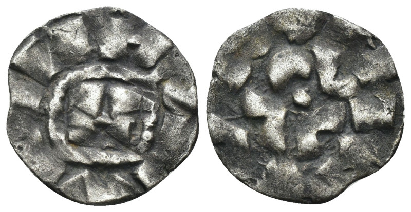 Medieval. uncertain. AR silver. Weight 0.83 gr - Diameter 16 mm