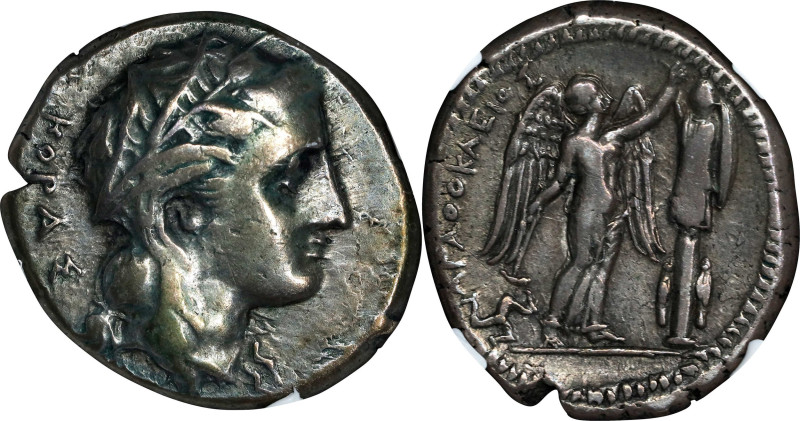 SICILY. Syracuse. Agathokles, 317-289 B.C. AR Tetradrachm (16.94 gms), ca. 310-3...