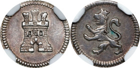 MEXICO. 1/4 Real, ND (ca. 1792-95). Mexico City Mint. Charles IV. NGC AU-58.
EMO-613.1 (Plate coin); KM-4 (as Philippines); Cal-142 (as Potosi). Anep...