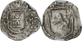 BOLIVIA. Cob 1/4 Real, ND (ca. 1578-82)-B P. Potosi Mint. Philip II. NGC EF Details--Environmental Damage.
EMO-685 (Plate coin); KM-A1; Cal-108. Weig...