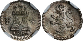 BOLIVIA. 1/4 Real, 1798-PTS. Potosi Mint. Charles IV. NGC MS-66+.
EMO-738.3 (Plate coin); KM-82; Cal-145. Incredibly fresh and original, possessing g...