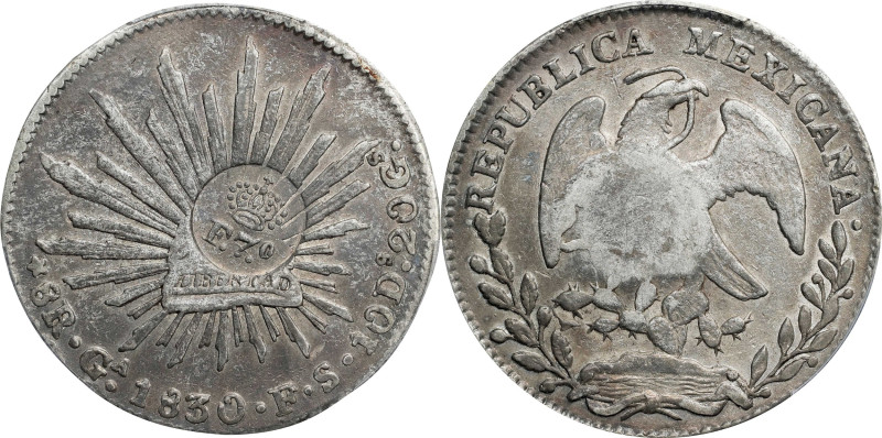 PHILIPPINES. Philippines - Mexico. 8 Reales, ND (1832-34). Manila Mint. Ferdinan...