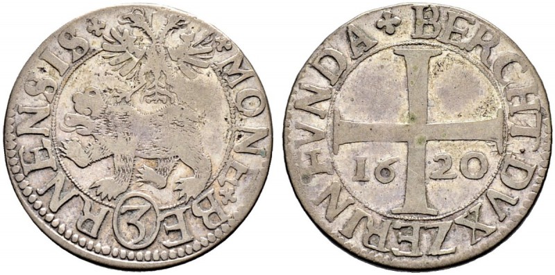 SPEZIALSAMMLUNG BERN 
 Halbdicken 1620.
 Av. Doppeladler über dem nach links s...