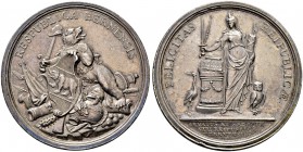 SPEZIALSAMMLUNG BERN 
 Sechzehnerpfennig o. J. (1742-1779). Stempel von J. Dassier.
 Av. Berner Wappen von einem Bär gehalten mit einem Schwert und ...