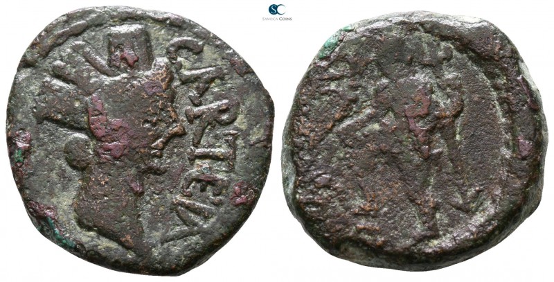 Iberia. Carteia 44 BC. 
Bronze Æ

19mm., 7,44g.



nearly very fine