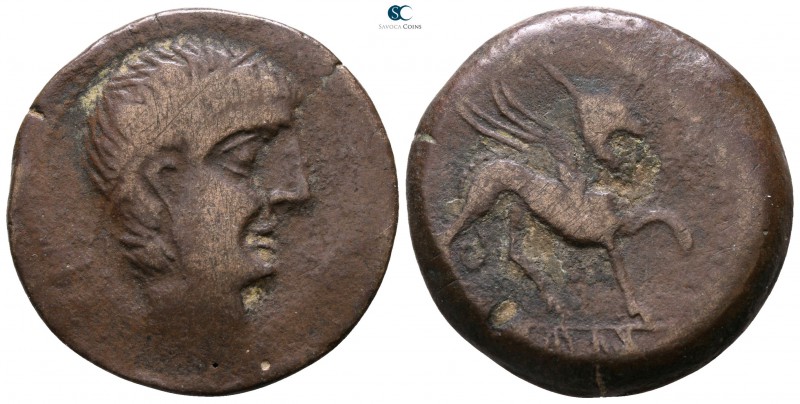 Iberia. Castulo circa 250 BC. 
Bronze Æ

25mm., 12,55g.



very fine