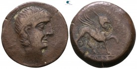 Iberia. Castulo circa 250 BC. Bronze Æ