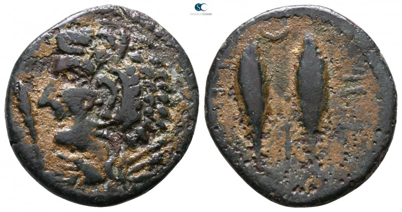 Iberia. Gades circa 40-20 BC. 
Bronze Æ

17mm., 4,82g.



very fine