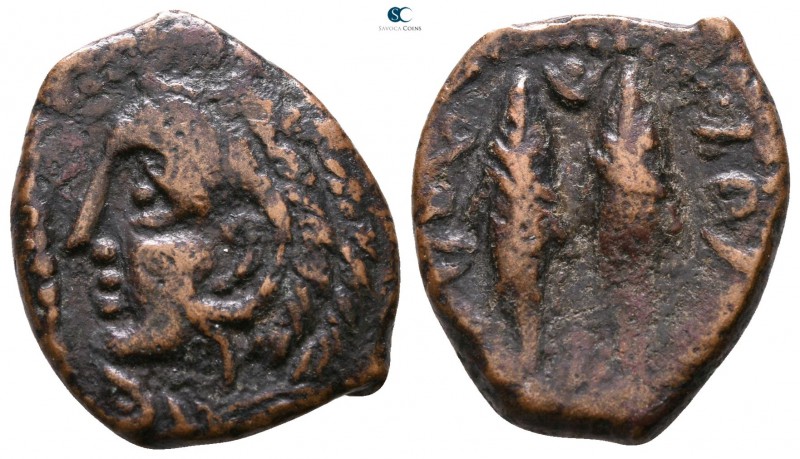 Iberia. Gades circa 40-20 BC. 
Bronze Æ

19mm., 4,30g.



very fine