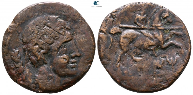 Iberia. Segrobiga circa 130-100 BC. 
Unit Æ

25mm., 10,08g.



very fine