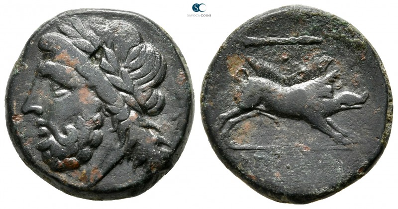 Apulia. Arpi circa 325-275 BC. 
Bronze Æ

20mm., 7,86g.



very fine