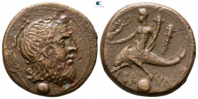 Apulia. Brundisium circa 215 BC. Bronze Æ