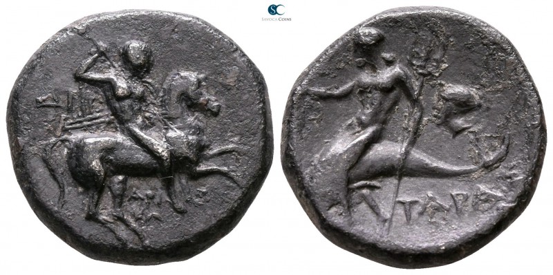 Calabria. Tarentum circa 272-235 BC. 
Nomos AR

19mm., 6,23g.



very fin...