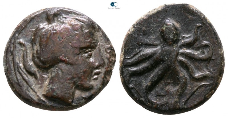 Sicily. Syracuse 466-406 BC. 
Bronze Æ

14mm., 2,66g.



very fine