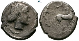 Sicily. Syracuse. Second Democracy 466-405 BC. Tetradrachm AR