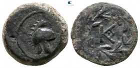 Sicily. Tauromenion 354-344 BC. Onkia Æ