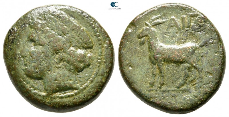 Thrace. Aigospotamoi circa 300 BC. 
Bronze Æ

20mm., 8,31g.



very fine