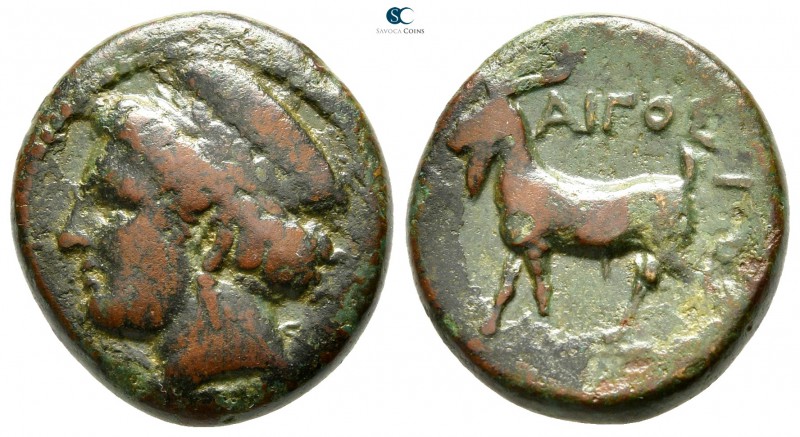 Thrace. Aigospotamoi circa 300 BC. 
Bronze Æ

20mm., 7,58g.



very fine