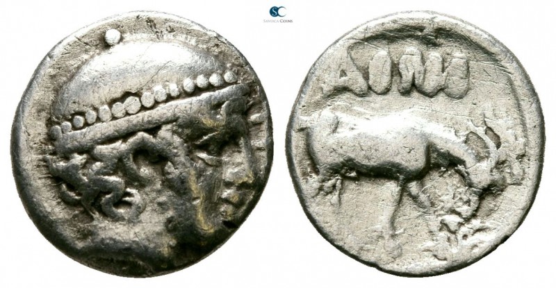 Thrace. Ainos circa 427-424 BC. 
Diobol AR

11mm., 1,14g.



nearly very ...