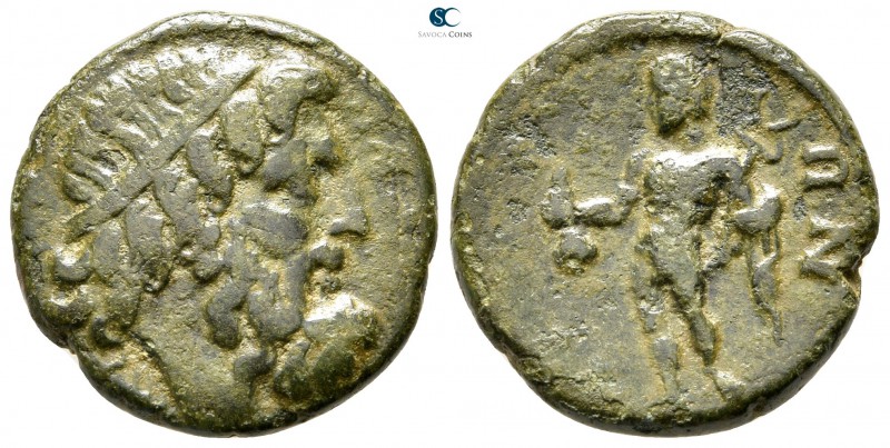 Thrace. Ainos 200-100 BC. 
Bronze Æ

21mm., 6,51g.



very fine