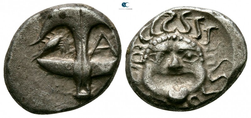 Thrace. Apollonia Pontica circa 480-450 BC. 
Drachm AR

15mm., 3,31g.



...