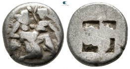 Islands off Thrace. Thasos 500-463 BC. Drachm AR
