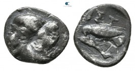 Moesia. Istros 380-280 BC. Hemiobol AR