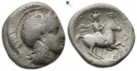 Thessaly. Pharsalos 400-370 BC. Drachm AR