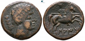 Hispania. Bilbilis circa 250-100 BC. Bronze Æ