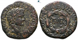 Hispania. Tarraconensis. Tiberius AD 14-37. Bronze Æ