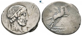 C. Marcius Censorinus 88 BC. Rome. Denarius AR