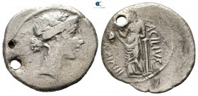 Mn. Acilius Glabrio 49 BC. Rome. Denarius AR