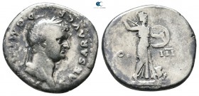 Domitian as Caesar AD 69-81. Ephesus. Denarius AR