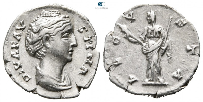 Diva Faustina I AD 140-141. Rome
Denarius AR

18mm., 2,91g.



good very ...