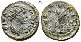 Diva Faustina I AD 140-141. Rome. Fourreé Denarius Æ