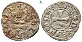 Philippe de Savoy AD 1301-1307. Corinth. Denier AR