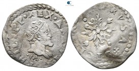 Italy. Napoli (Naples) mint. Napoli (Regno). Filippo II di Spagna AD 1554-1598. Mezzo Carlino AR