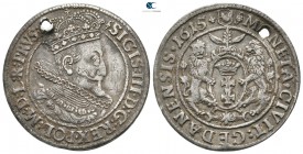 Poland. Gdansk (Danzig). Sigismund III Vasa AD 1587-1632. Struck AD 1615. 1/4 Thaler AR