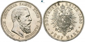 Germany . Berlin. Friedrich III AD 1888. 5 Mark