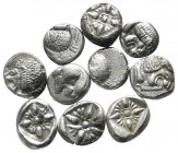 Lot of ca. 10 ionian silver fractions / SOLD AS SEEN, NO RETURN!
<br><br>nearly very fine<br><br>