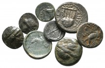 Lot of ca. 8 greek bronze coins / SOLD AS SEEN, NO RETURN!<br><br>very fine<br><br>