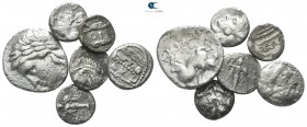Lot of ca. 6 greek silver coins / SOLD AS SEEN, NO RETURN!<br><br>very fine<br><br>