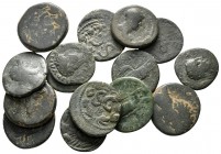 Lot of ca. 15 roman provincial bronze coins / SOLD AS SEEN, NO RETURN!
<br><br>nearly very fine<br><br>