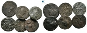 Lot of ca. 6 roman provincial bronze coins / SOLD AS SEEN, NO RETURN!
<br><br>very fine<br><br>