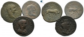 Lot of 3 roman provincial bronze coins / SOLD AS SEEN, NO RETURN!
<br><br>very fine<br><br>