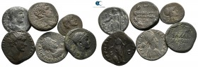 Lot of 6 roman provincial bronze coins / SOLD AS SEEN, NO RETURN!
<br><br>very fine<br><br>