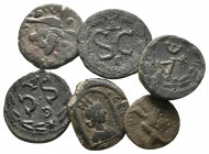 Lot of ca. 6 roman provincial bronze coins / SOLD AS SEEN, NO RETURN!<br><br>very fine<br><br>