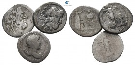 Lot of 3 romani quinarii / SOLD AS SEEN, NO RETURN!<br><br>nearly very fine<br><br>