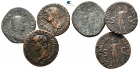 Lot of 3 roman bronze coins / SOLD AS SEEN, NO RETURN!<br><br>nearly very fine<br><br>