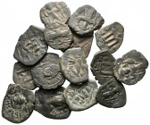 Lot of ca. 15 byzantine bronze coins / SOLD AS SEEN, NO RETURN!<br><br>very fine<br><br>